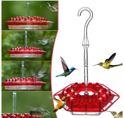 Hummingbird Feeder Ant Proof Hanging Perch Outdoor