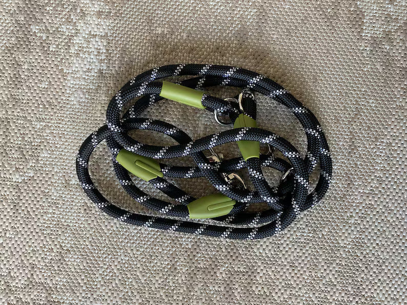 Hands-Free Dog Leash Adjustable Belt Attachment System