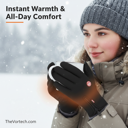 Heated Waterproof Touchscreen Gloves
