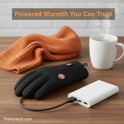 Heated Waterproof Touchscreen Gloves