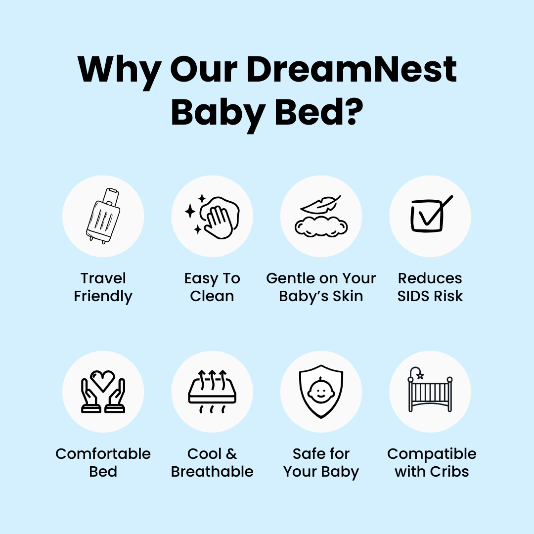 Infant Pillow Baby Nest Bed Head Cushion