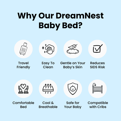 Infant Pillow Baby Nest Bed Head Cushion