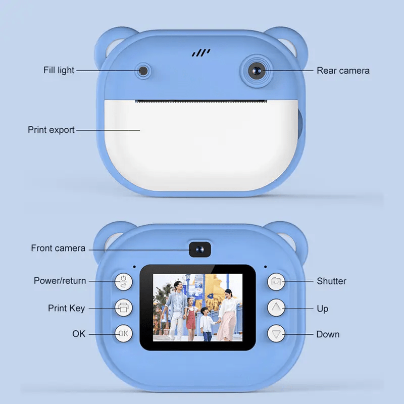 Portable Thermal Instant Camera Printer