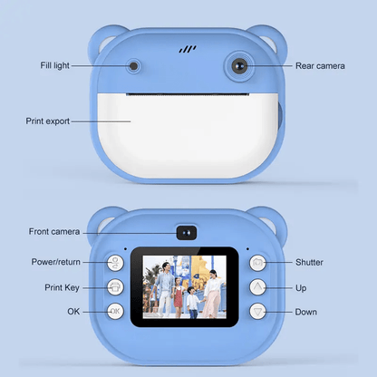 Portable Thermal Instant Camera Printer