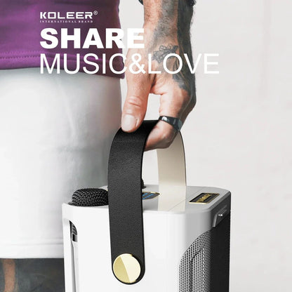 Karaoke Bluetooth Speaker Portable 360 Degree Sound System