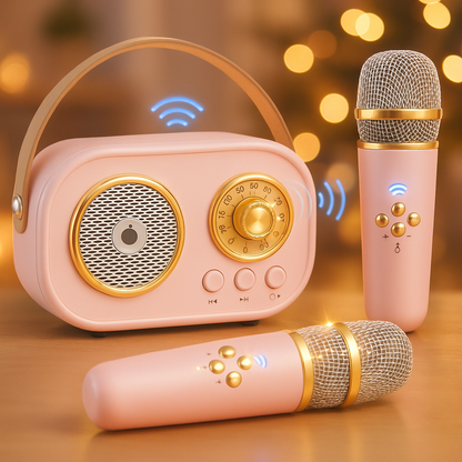 Karaoke Machine Bluetooth Speaker Portable Audio System