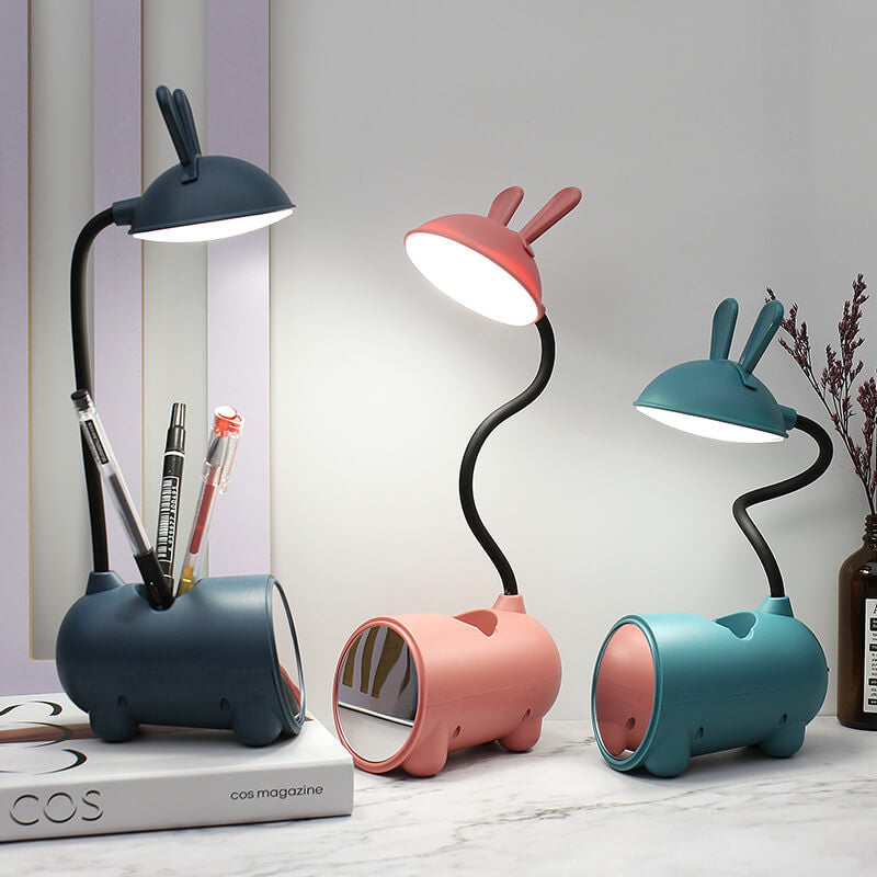 LED Desk Lamp with Pen Holder Organizer