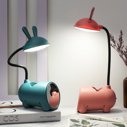LED Desk Lamp with Pen Holder Organizer
