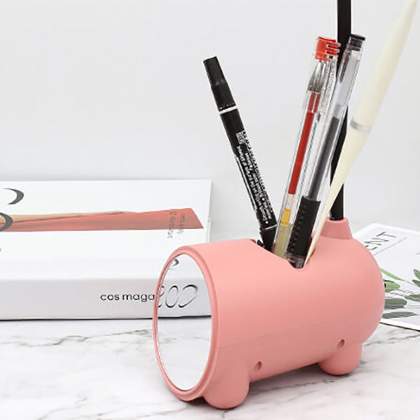 LED Desk Lamp with Pen Holder Organizer