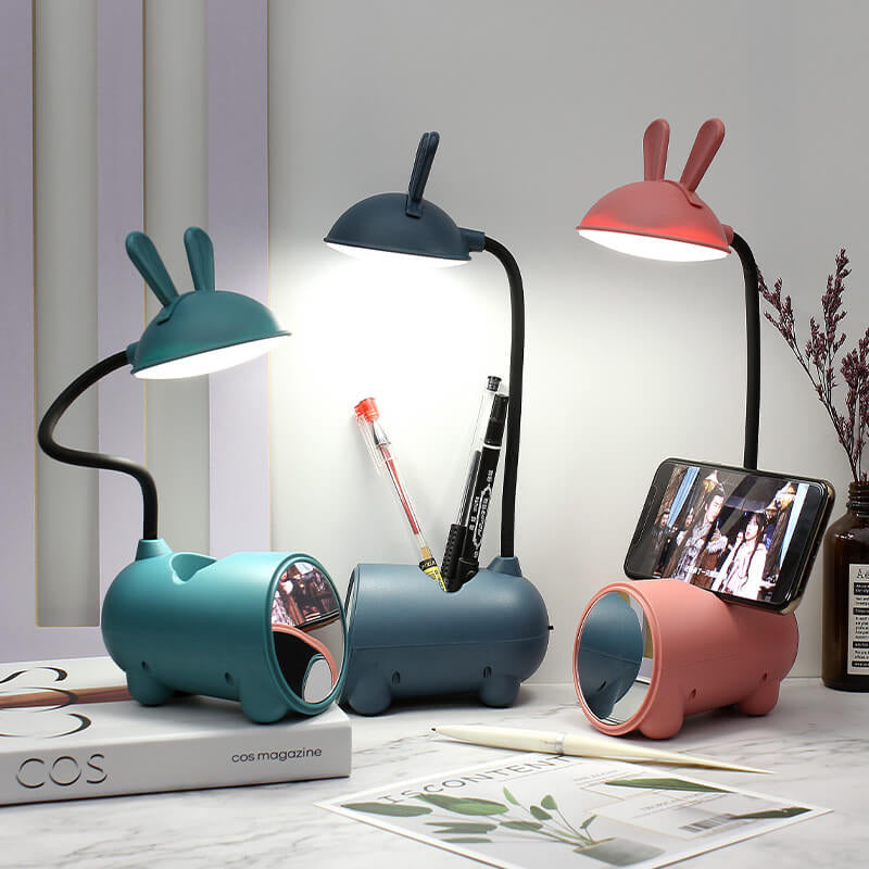 LED Desk Lamp with Pen Holder Organizer