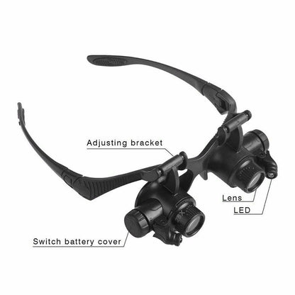 LED Magnifying Glasses with Adjustable Brightness Reading Aid