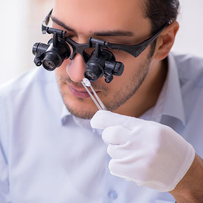 LED Magnifying Glasses with Adjustable Brightness Reading Aid