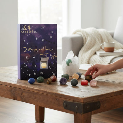 Stones Crystals Advent Calendar 24 Days Christmas Gift 2025