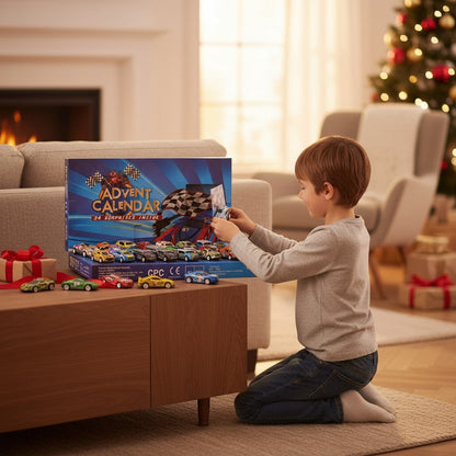 Racing Car Advent Calendar 24 Days Countdown Gift