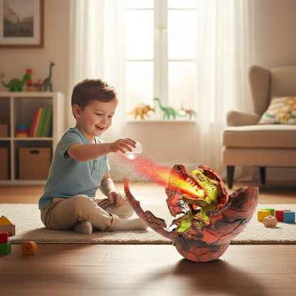 Voice Control Dinosaur Egg Toy Interactive Playset