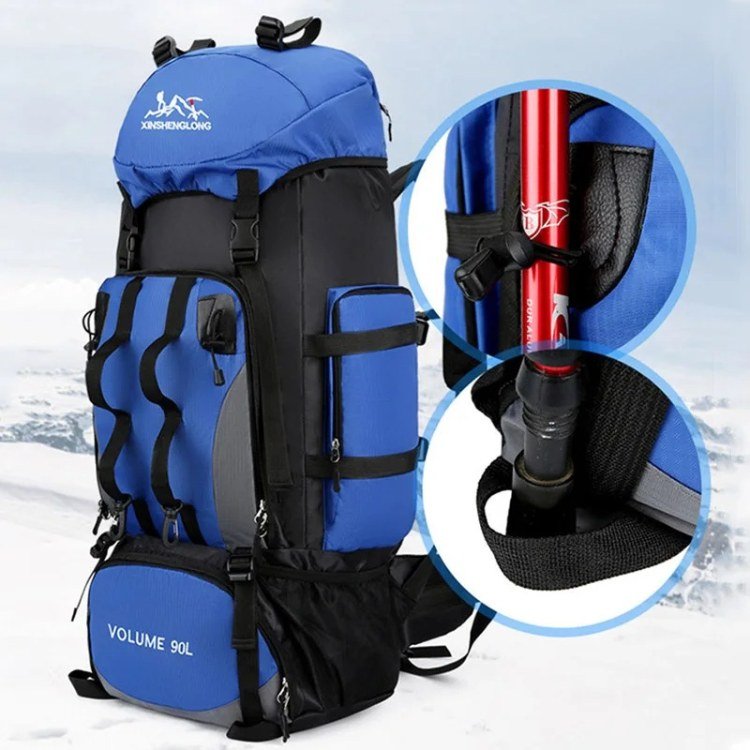 Waterproof Hiking Backpack 90L Camping Backpack