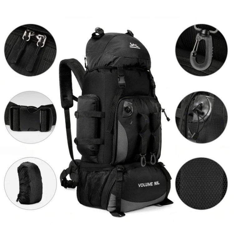 Waterproof Hiking Backpack 90L Camping Backpack