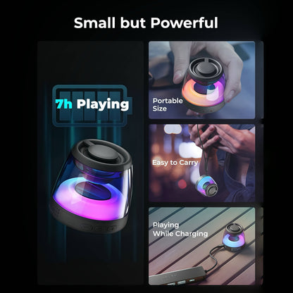 Bluetooth Speaker Outdoor RGB Light