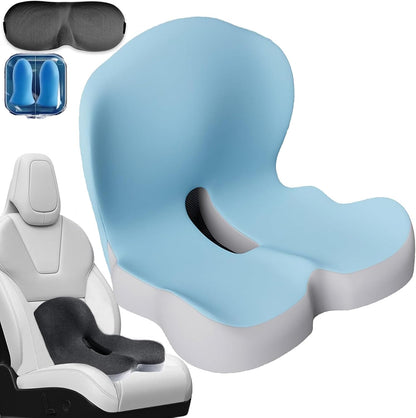 L-Shaped Car Seat Cushion Memory Foam