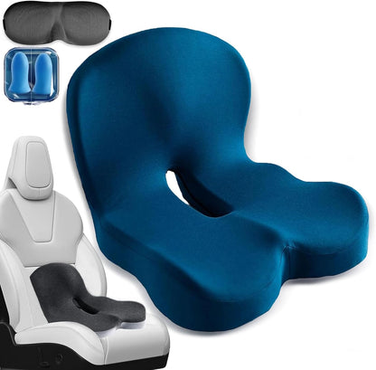 L-Shaped Car Seat Cushion Memory Foam