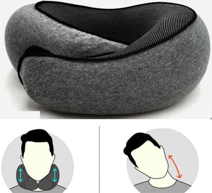 Memory Foam Neck Pillow Travel Cushion Support