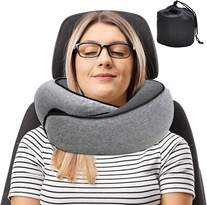 Memory Foam Neck Pillow Travel Cushion Support