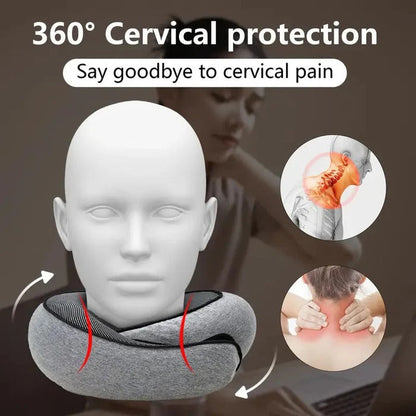 Memory Foam Neck Pillow Travel Cushion Support