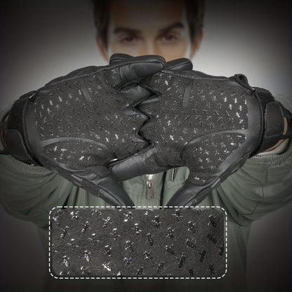 Men's Full Finger Motorcycle Gloves Tactical Gloves