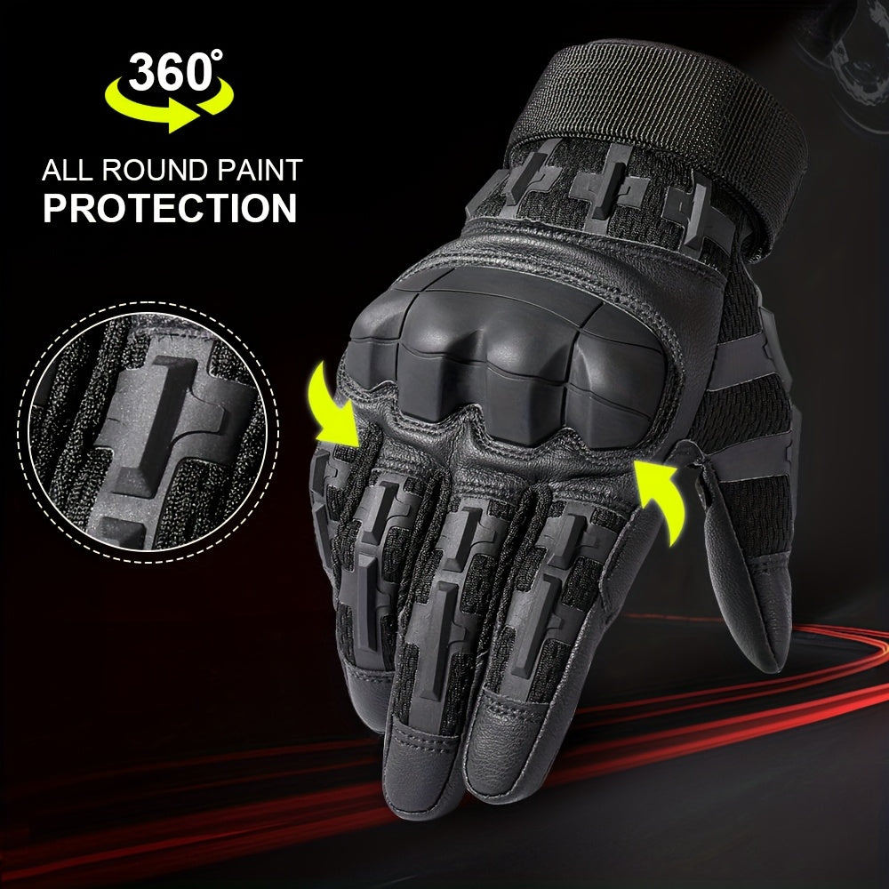 Men's Full Finger Motorcycle Gloves Tactical Gloves