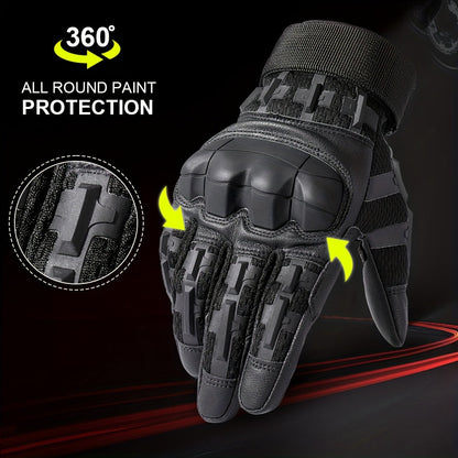 Men's Full Finger Motorcycle Gloves Tactical Gloves