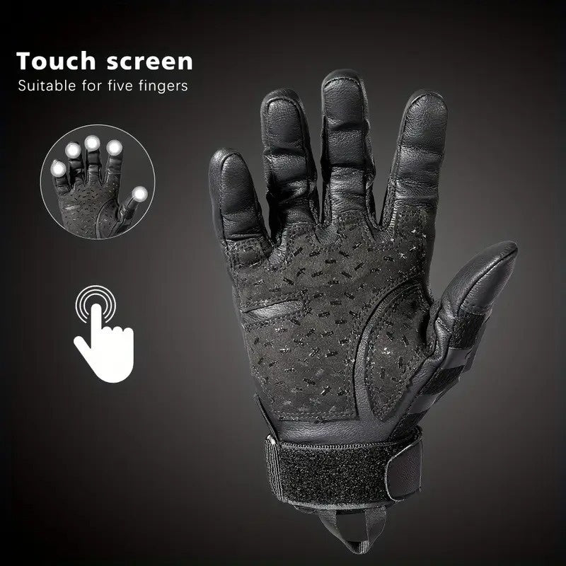 Men's Full Finger Motorcycle Gloves Tactical Gloves
