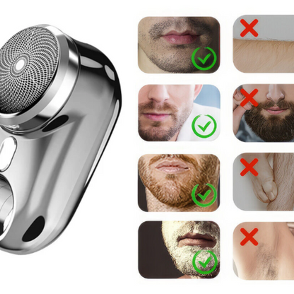 Mini Electric Shaver Portable Rechargeable Grooming Tool