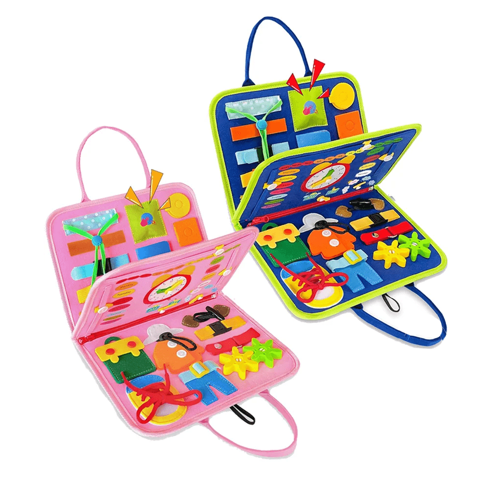 Montessori Busy Book Educational Toy Learning Activities Set
