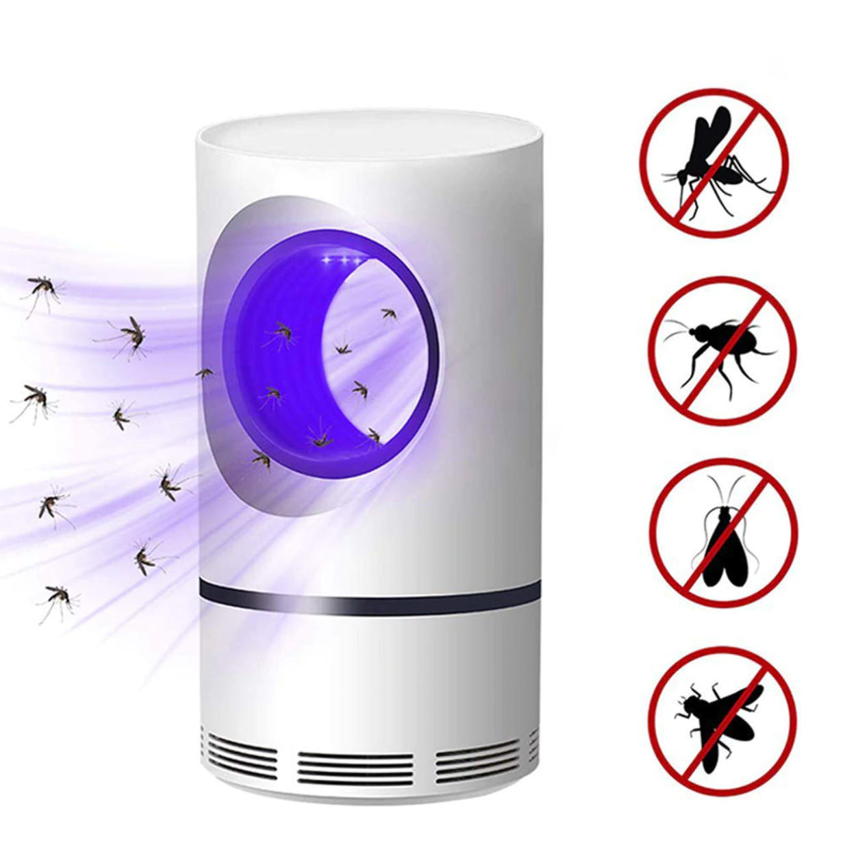 UV Light Mosquito Killer Lamp Insect Zapper Trap Device