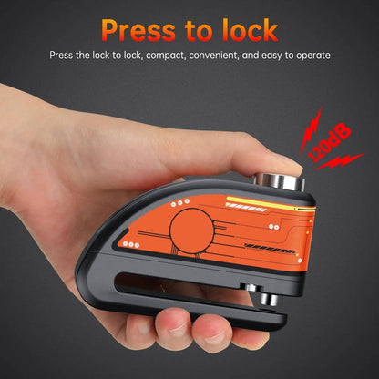Motorcycle Disc Lock Alarm Security Device