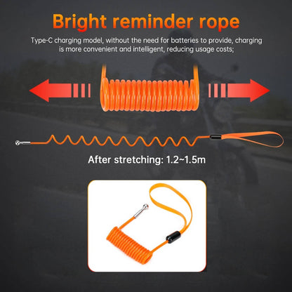 Motorcycle Disc Lock Alarm Security Device