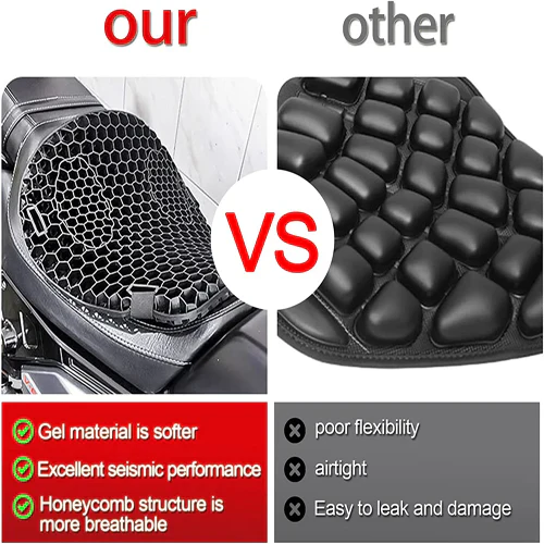Motorcycle Gel Seat Cushion Pad