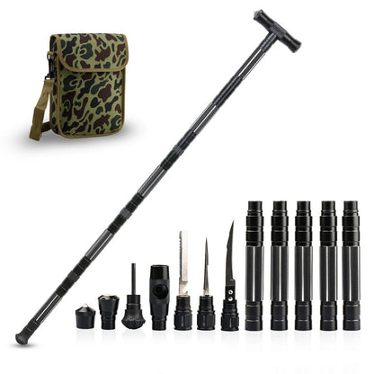 Adjustable Trekking Pole Hiking Stick Multifunctional