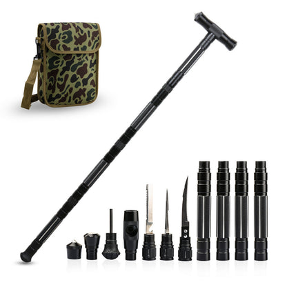 Adjustable Trekking Pole Hiking Stick Multifunctional