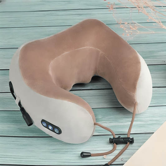 Memory Foam Neck Pillow Massager Travel Pillow