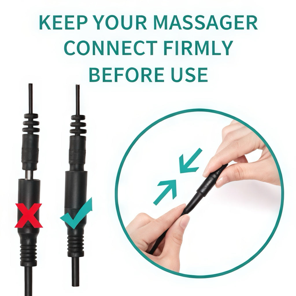 Neck Shoulder Back Massager Heated Pain Relief Device