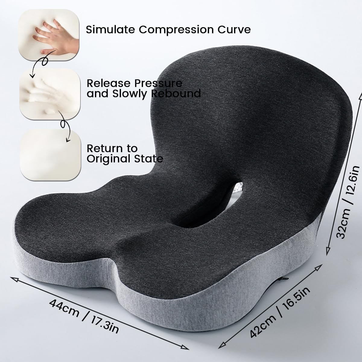 Orthopedic Lumbar Support Seat Cushion