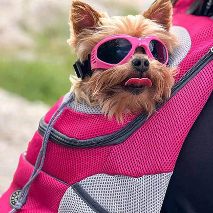 Pet Backpack Carrier for Dogs Cats Adjustable Strap
