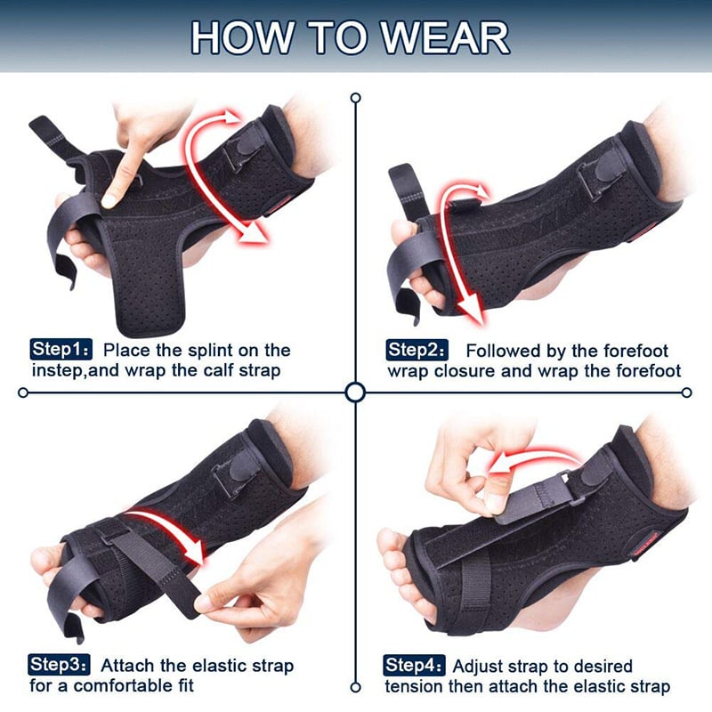 Plantar Fasciitis Night Splint Brace Support Device