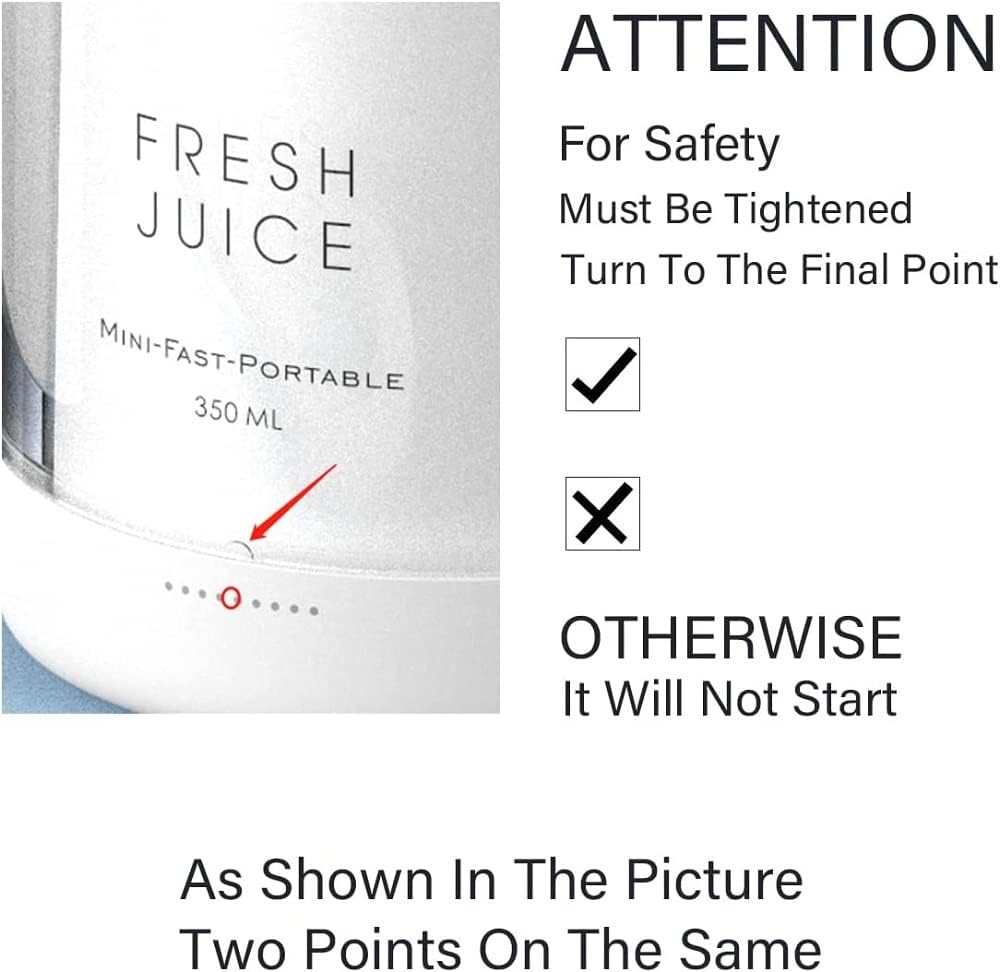 Portable USB Rechargeable Blender Personal Mixer Smoothie Maker