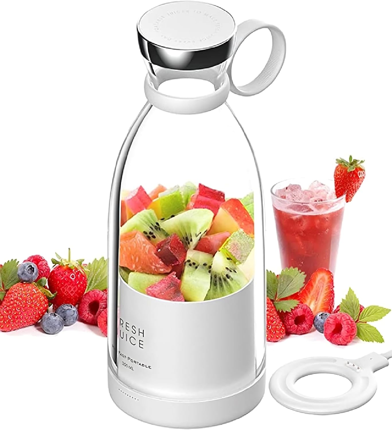 Portable USB Rechargeable Blender Personal Mixer Smoothie Maker