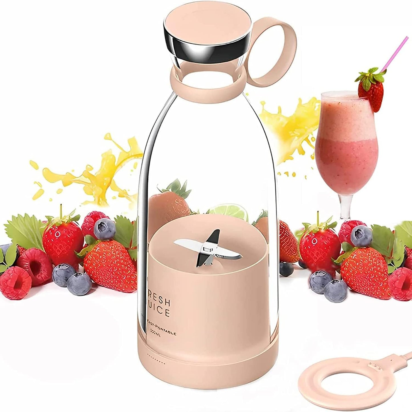 Portable USB Rechargeable Blender Personal Mixer Smoothie Maker