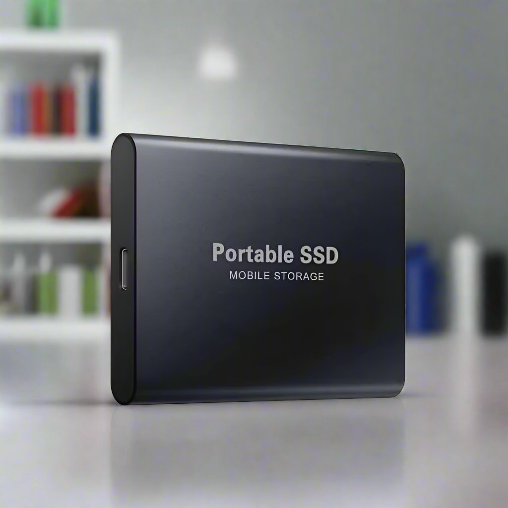 Portable External SSD Storage Drive for Laptop PC