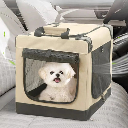 Folding Pet Carrier Crate for Cats Dogs Portable Travel