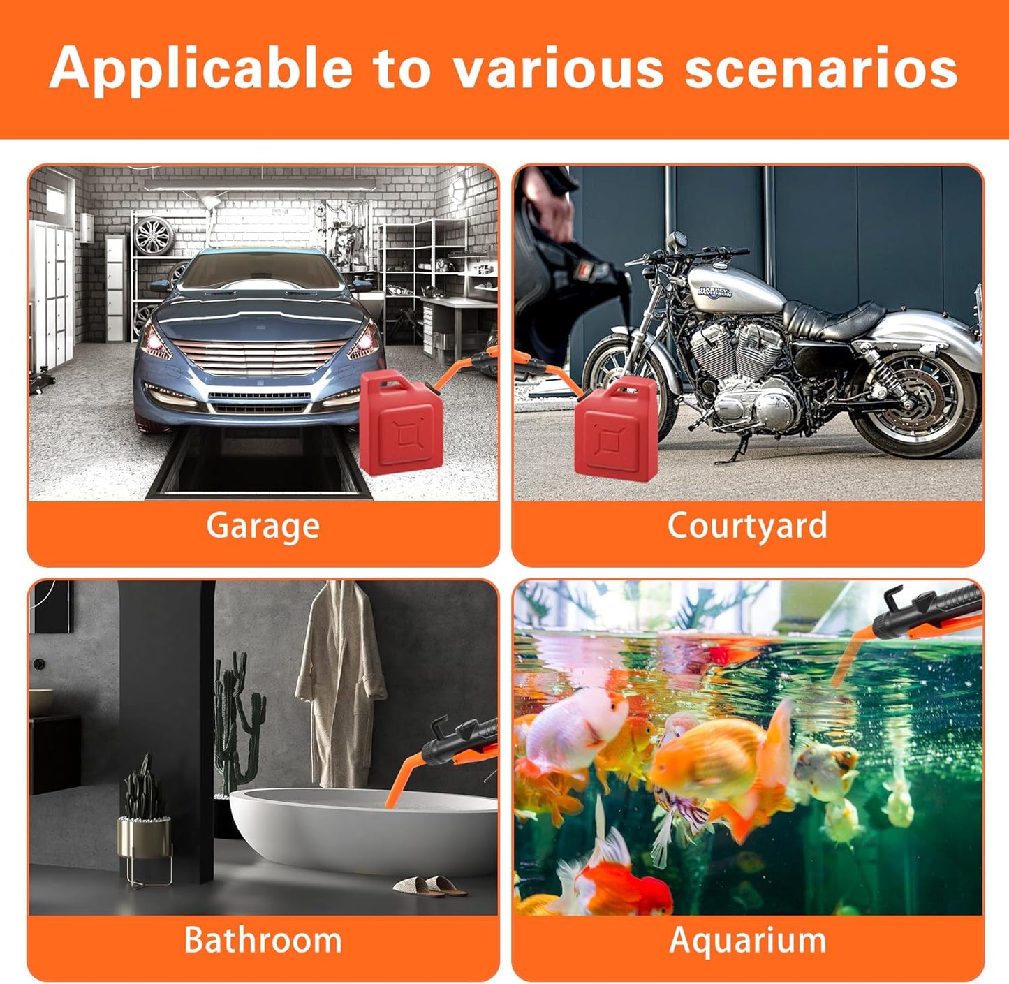 Battery Powered Gasoline Transfer Pump Siphon